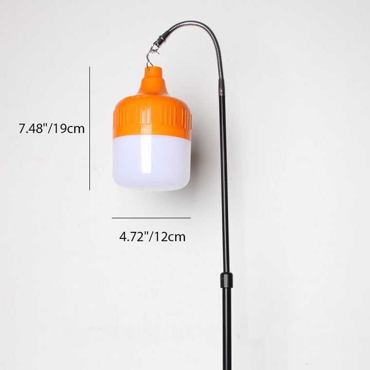 Modern Simplicity Rechargeable ABS Metal Cylinder Hanging LED Outdoor Light For Garden | Bowlift