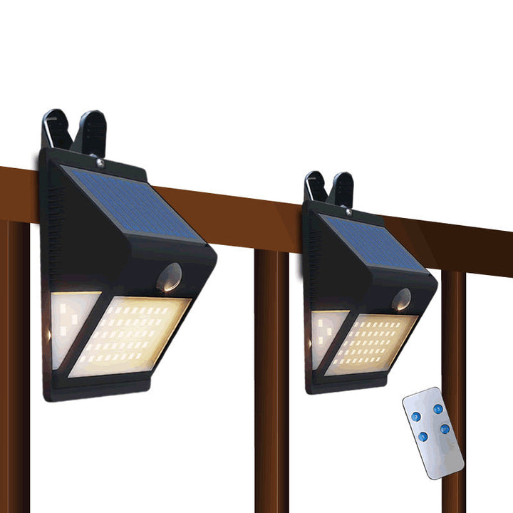 Modern Simplicity Solar Waterproof Triangle ABS PC Human Sensor LED Wall Sconce Lamp Outdoor Light For Outdoor Patio | Bowlift