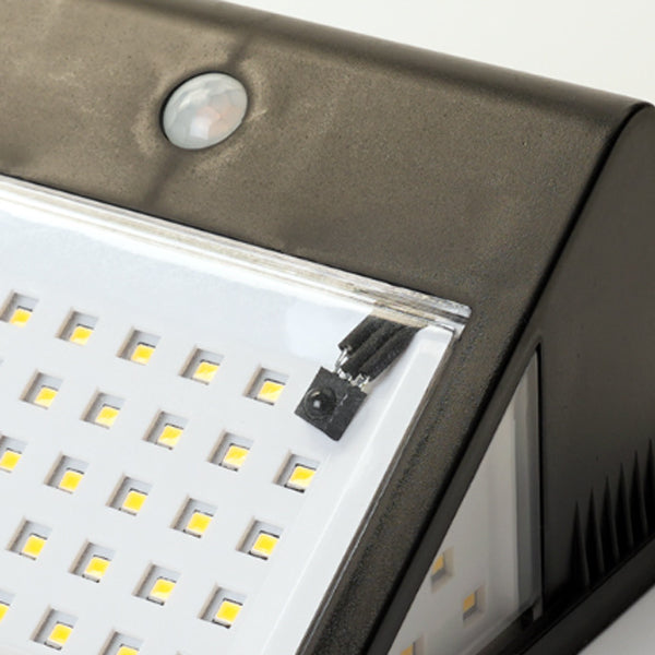 Modern Simplicity Solar Waterproof Triangle ABS PC Human Sensor LED Wall Sconce Lamp Outdoor Light For Outdoor Patio | Bowlift