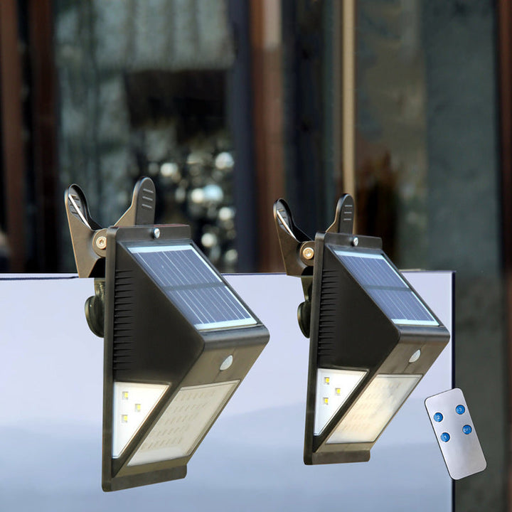 Modern Simplicity Solar Waterproof Triangle ABS PC Human Sensor LED Wall Sconce Lamp Outdoor Light For Outdoor Patio | Bowlift