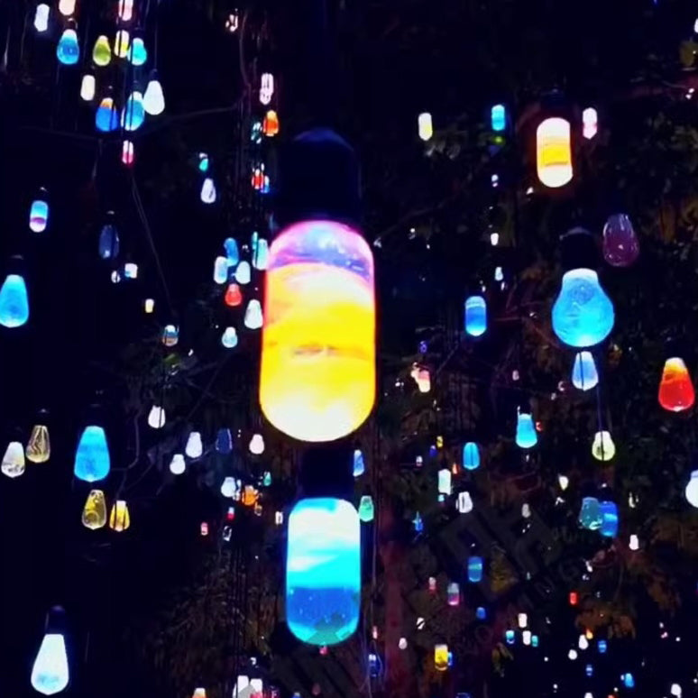 Modern Art Deco Waterproof Resin Teardrop Ball LED Outdoor Light Landscape Lighting For Garden | Bowlift