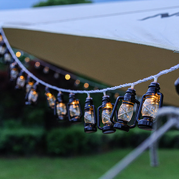BowLift | Contemporary Retro Solar Battery Waterproof PVC Plastic Gasoline Bottle LED String Lights Outdoor Light For Garden