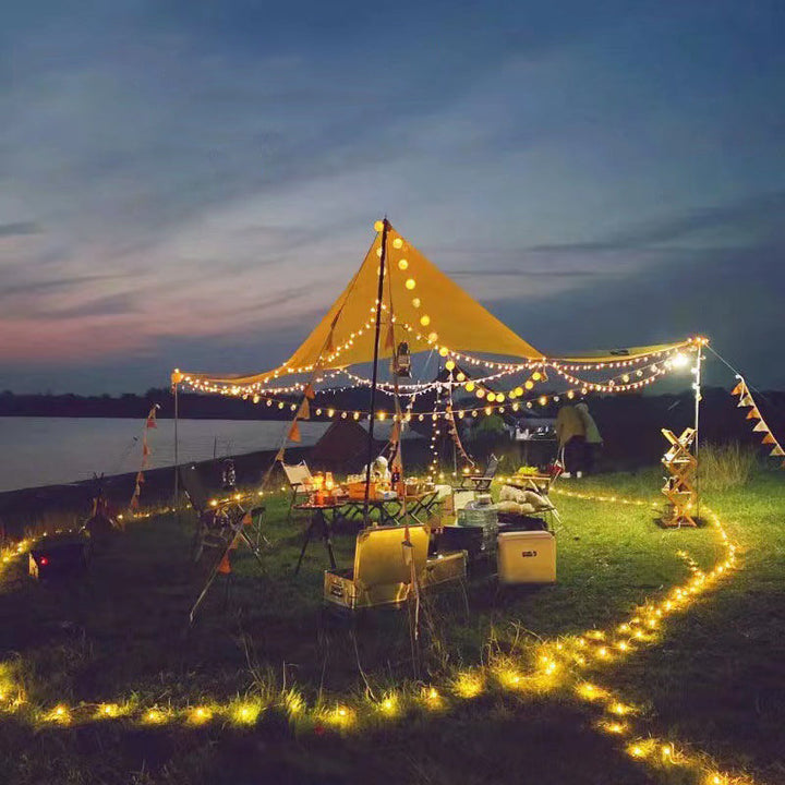 BowLift | Contemporary Retro Solar Battery Waterproof PVC Plastic Gasoline Bottle LED String Lights Outdoor Light For Garden