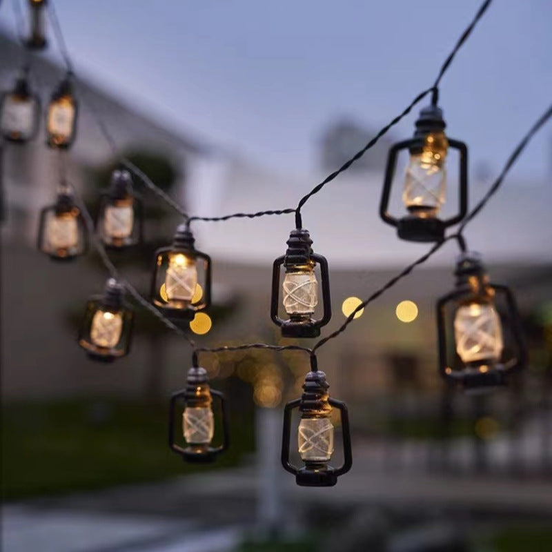 BowLift | Contemporary Retro Solar Battery Waterproof PVC Plastic Gasoline Bottle LED String Lights Outdoor Light For Garden