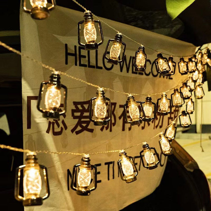 BowLift | Contemporary Retro Solar Battery Waterproof PVC Plastic Gasoline Bottle LED String Lights Outdoor Light For Garden