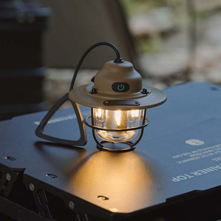 Contemporary Retro Rechargeable Waterproof Iron Silica ABS PC Strobile LED Outdoor Light For Garden | Bowlift