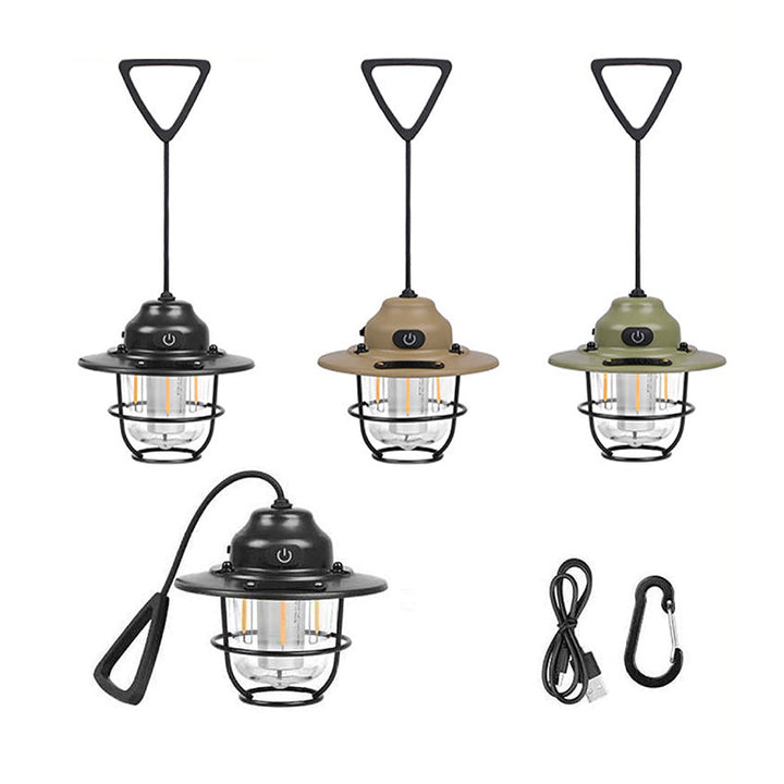 Contemporary Retro Rechargeable Waterproof Iron Silica ABS PC Strobile LED Outdoor Light For Garden | Bowlift