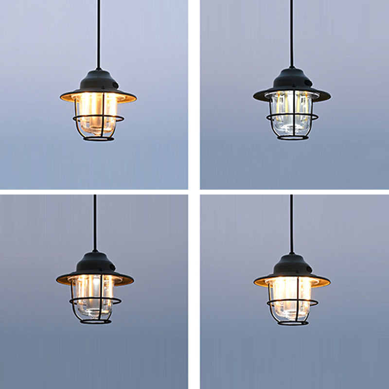 Contemporary Retro Rechargeable Waterproof Iron Silica ABS PC Strobile LED Outdoor Light For Garden | Bowlift