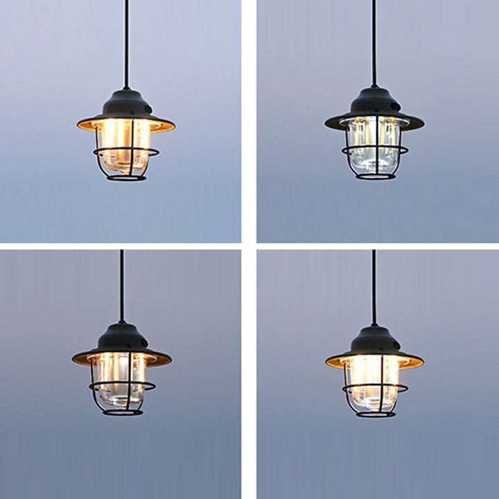 Contemporary Retro Rechargeable Waterproof Iron Silica ABS PC Strobile LED Outdoor Light For Garden | Bowlift