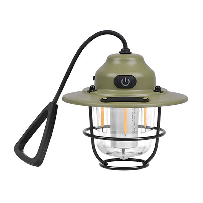 Contemporary Retro Rechargeable Waterproof Iron Silica ABS PC Strobile LED Outdoor Light For Garden | Bowlift