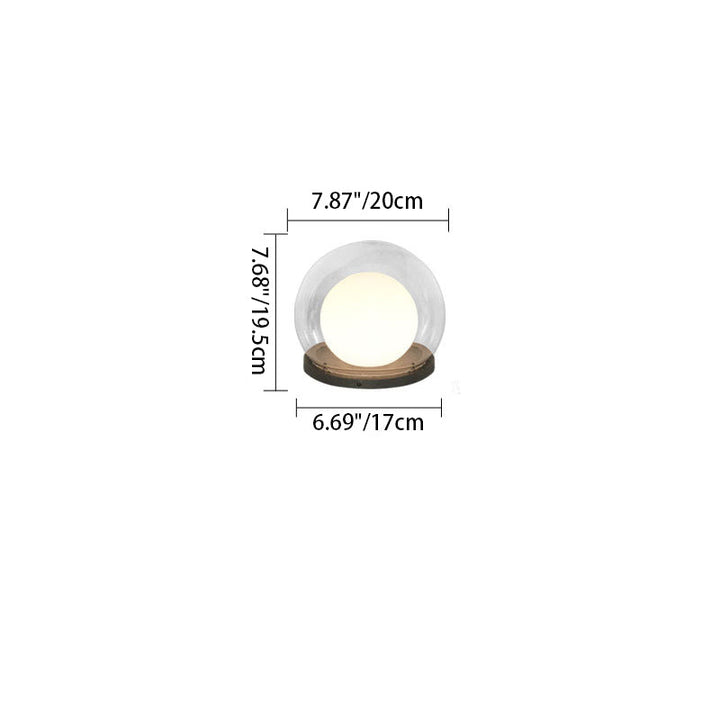 Modern Simplicity Solar Waterproof Stainless Steel PE PMMA Ball Moon 1-Light Outdoor Light For Garden | Bowlift