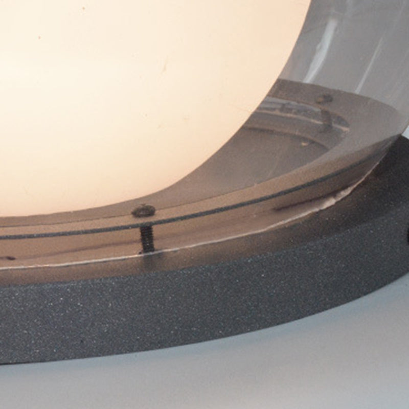 Modern Simplicity Solar Waterproof Stainless Steel PE PMMA Ball Moon 1-Light Outdoor Light For Garden | Bowlift