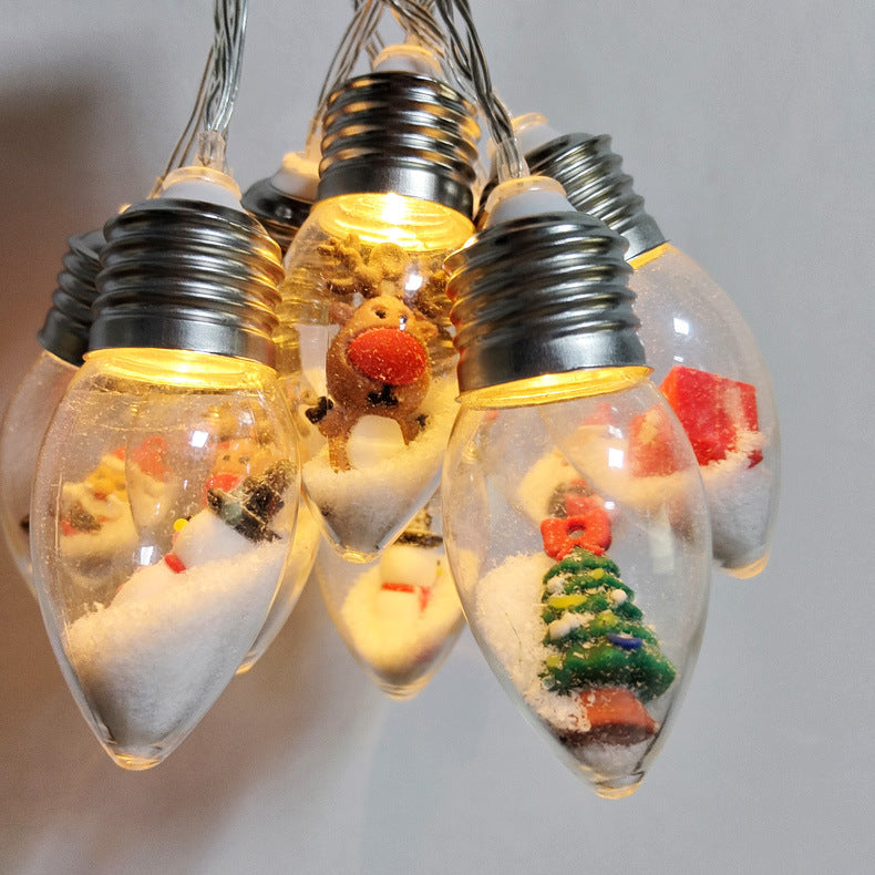 BowLift | Contemporary Creative Waterproof USB Battery PVC Bulb Christmas Decoration LED String Lights For Living Room