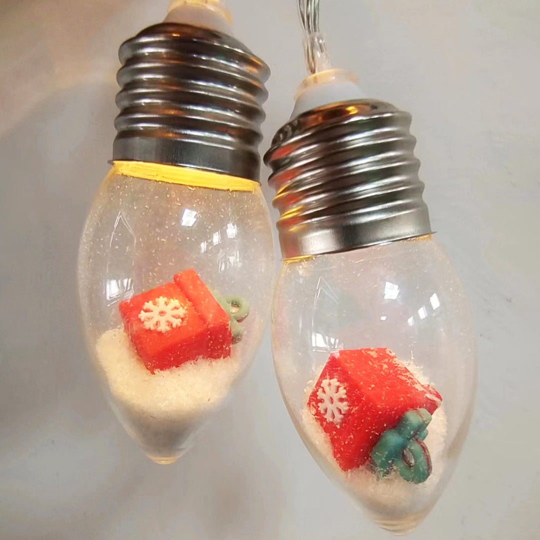 BowLift | Contemporary Creative Waterproof USB Battery PVC Bulb Christmas Decoration LED String Lights For Living Room