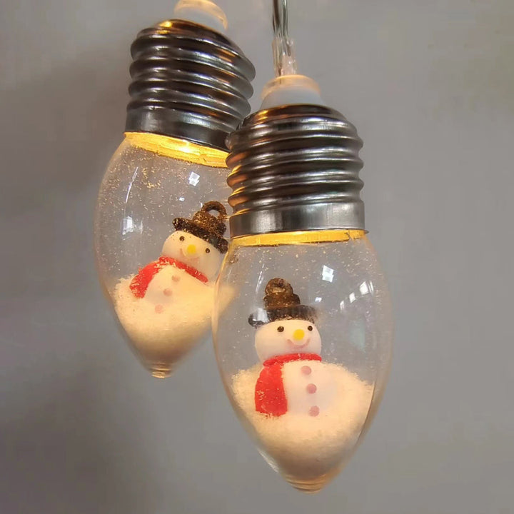 BowLift | Contemporary Creative Waterproof USB Battery PVC Bulb Christmas Decoration LED String Lights For Living Room
