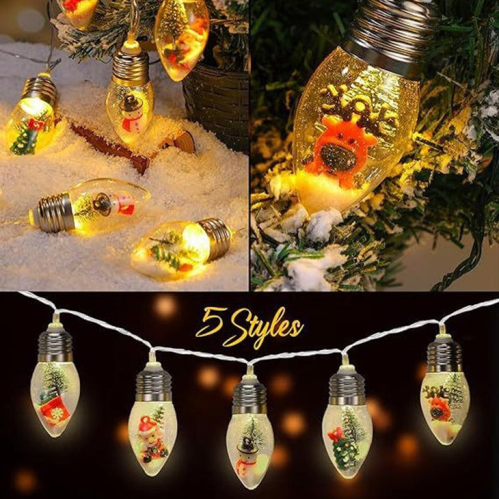 BowLift | Contemporary Creative Waterproof USB Battery PVC Bulb Christmas Decoration LED String Lights For Living Room