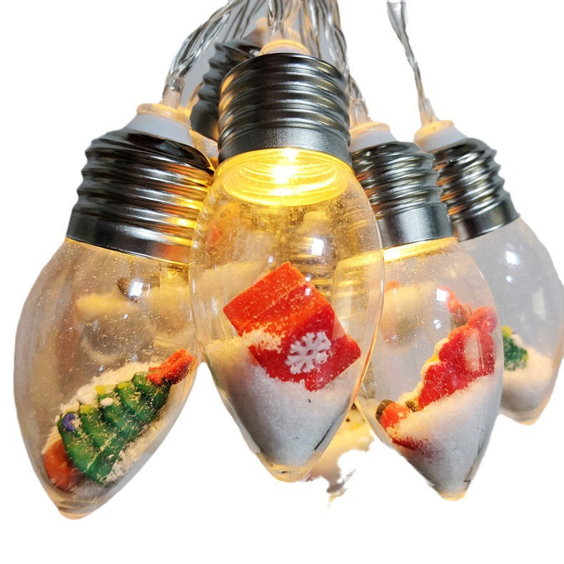 BowLift | Contemporary Creative Waterproof USB Battery PVC Bulb Christmas Decoration LED String Lights For Living Room