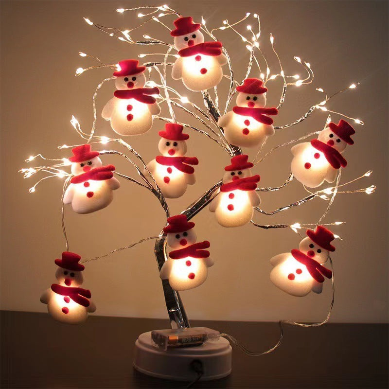 BowLift | Modern Art Deco Battery Copper Wire Blanket Santa Snowman Deer Cartoon Decoration LED String Lights For Entertainment Room