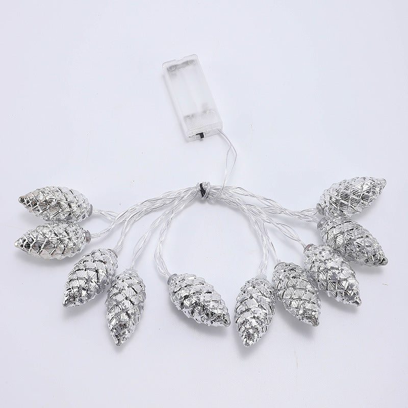 BowLift | Contemporary Creative USB Battery PE Pine Cone LED String Lights For Entertainment Room