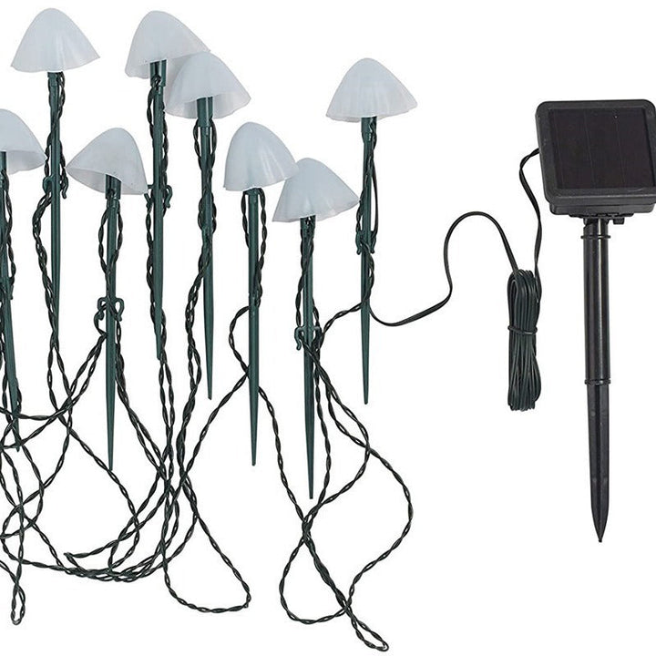 Contemporary Creative Solar Battery Waterproof PVC Mushroom LED Outdoor Light Landscape Lighting For Garden | Bowlift