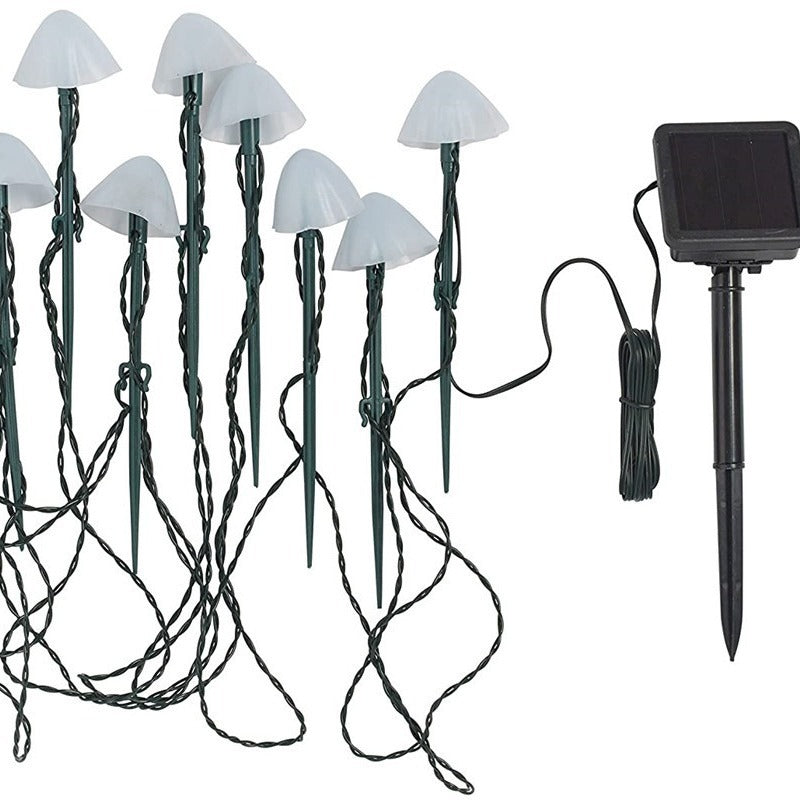 Contemporary Creative Solar Battery Waterproof PVC Mushroom LED Outdoor Light Landscape Lighting For Garden | Bowlift