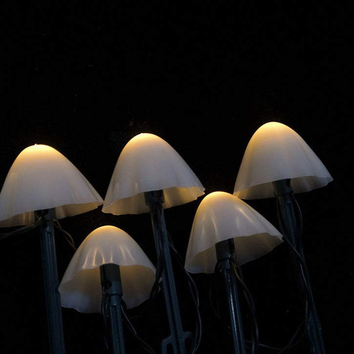 Contemporary Creative Solar Battery Waterproof PVC Mushroom LED Outdoor Light Landscape Lighting For Garden | Bowlift