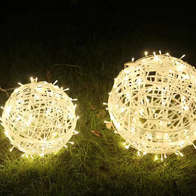 Modern Art Deco Waterproof PVC Hanging Ball Decoration LED Outdoor Pendant Light Outdoor Light For Garden | Bowlift