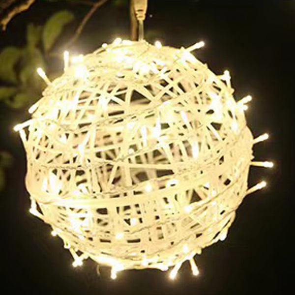 Modern Art Deco Waterproof PVC Hanging Ball Decoration LED Outdoor Pendant Light Outdoor Light For Garden | Bowlift