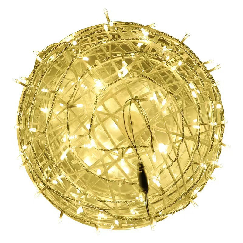 Modern Art Deco Waterproof PVC Hanging Ball Decoration LED Outdoor Pendant Light Outdoor Light For Garden | Bowlift