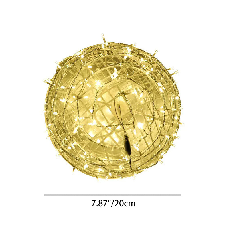 Modern Art Deco Waterproof PVC Hanging Ball Decoration LED Outdoor Pendant Light Outdoor Light For Garden | Bowlift