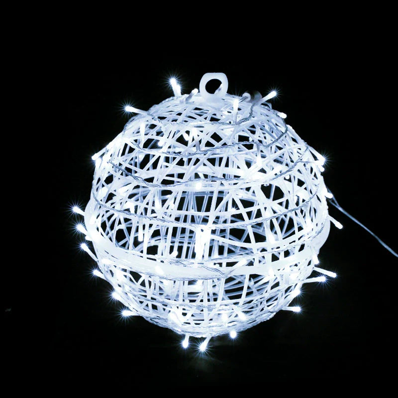 Modern Art Deco Waterproof PVC Hanging Ball Decoration LED Outdoor Pendant Light Outdoor Light For Garden | Bowlift