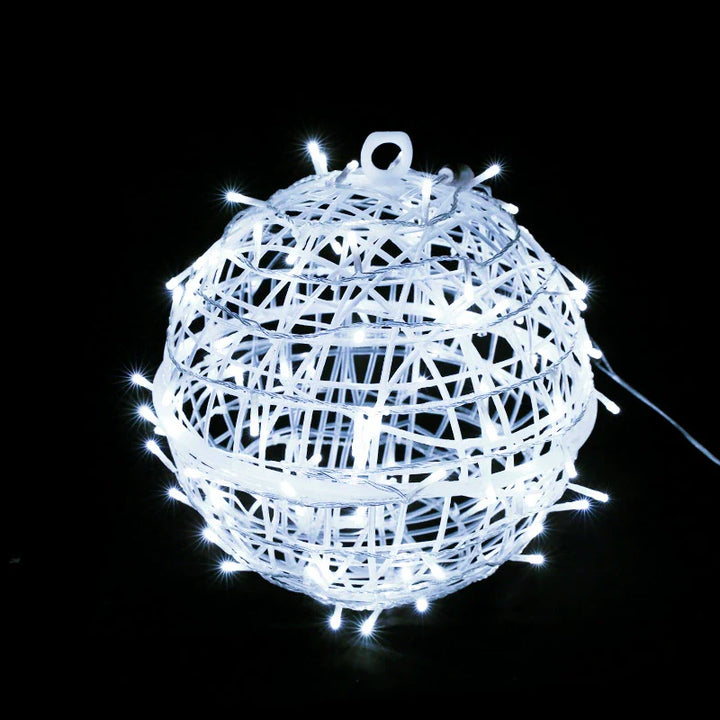 Modern Art Deco Waterproof PVC Hanging Ball Decoration LED Outdoor Pendant Light Outdoor Light For Garden | Bowlift