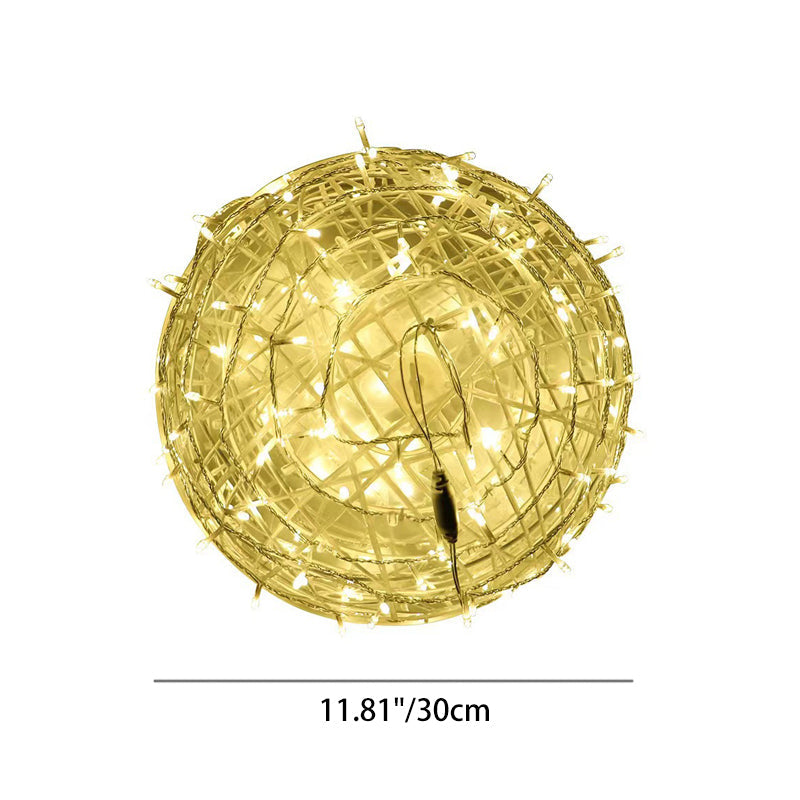 Modern Art Deco Waterproof PVC Hanging Ball Decoration LED Outdoor Pendant Light Outdoor Light For Garden | Bowlift