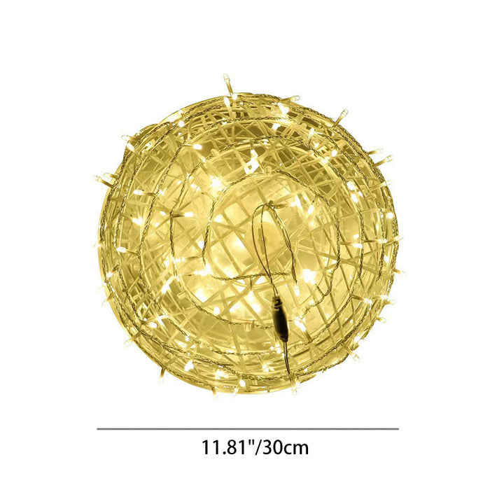 Modern Art Deco Waterproof PVC Hanging Ball Decoration LED Outdoor Pendant Light Outdoor Light For Garden | Bowlift