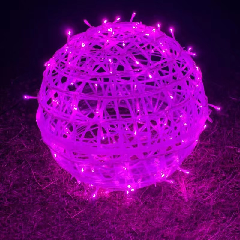 Modern Art Deco Waterproof PVC Hanging Ball Decoration LED Outdoor Pendant Light Outdoor Light For Garden | Bowlift