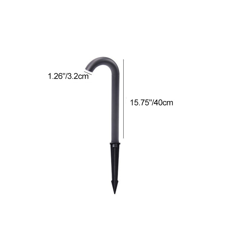 Contemporary Industrial Waterproof Aluminum Reinforced Glass Bent Tube LED Outdoor Light Landscape Lighting For Garden | Bowlift