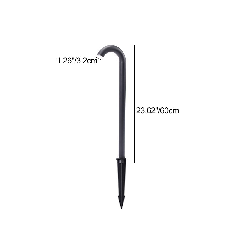 Contemporary Industrial Waterproof Aluminum Reinforced Glass Bent Tube LED Outdoor Light Landscape Lighting For Garden | Bowlift