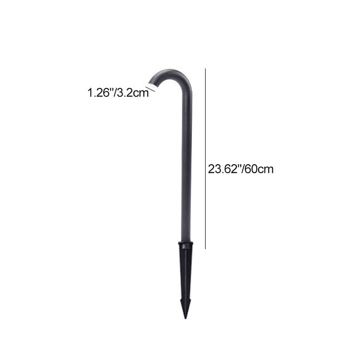 Contemporary Industrial Waterproof Aluminum Reinforced Glass Bent Tube LED Outdoor Light Landscape Lighting For Garden | Bowlift