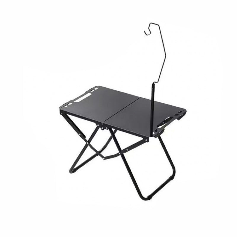 Modern Minimalist Rectangular Carbon Steel Foldable Folding Table For Outdoor | Bowlift