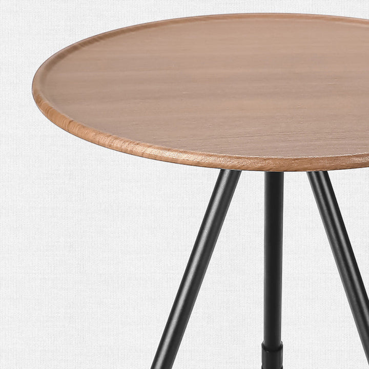 Modern Simplicity Aluminum Alloy ABS Round Foldable Outdoor Coffee Table 1-Tray Pocket Lamp Holder For Outdoor | Bowlift
