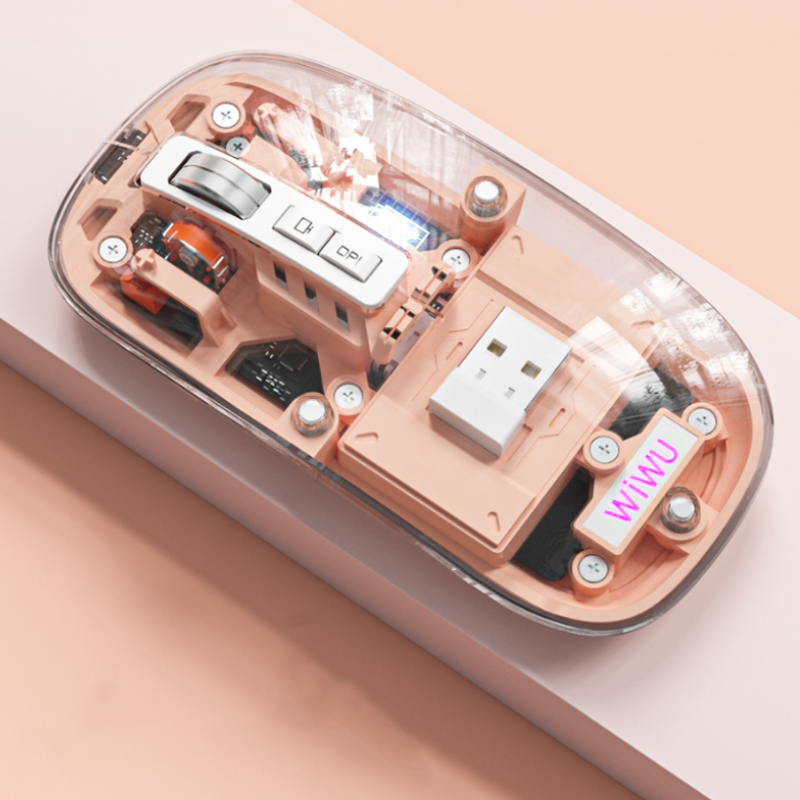 BowLift | Transparent Wireless Silent Bluetooth Mouse