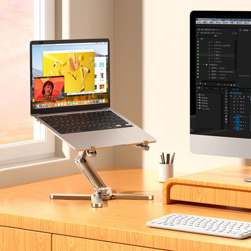 BowLift | 360¬∞ Rotating Cooling Foldable Laptop Stand