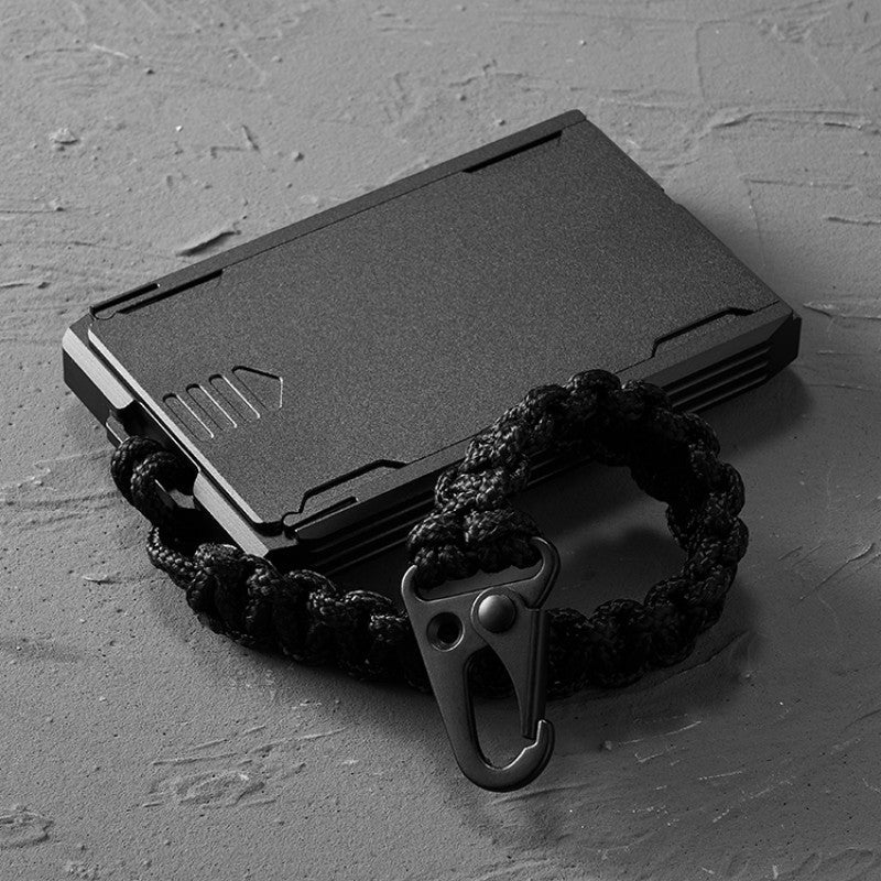 BowLift | Ultra-Thin Metal Wallet For Work IDs And Cards