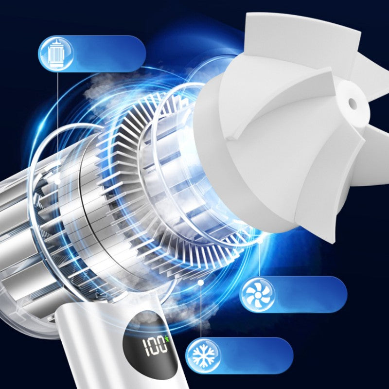 BowLift | Portable Handheld Turbo High-Speed Cooling Fan