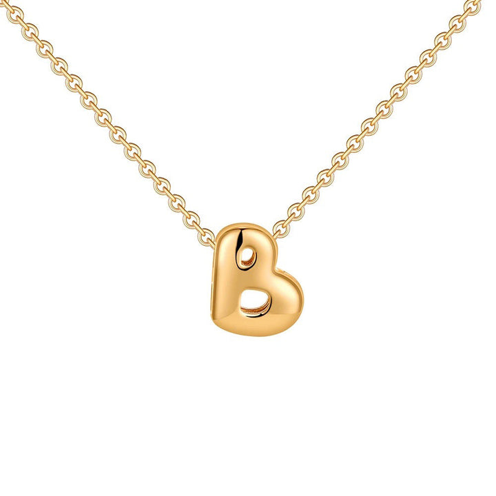 BowLift | Dainty Bubble Letter Initial Necklace