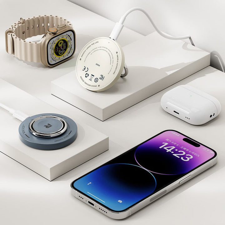 BowLift | 3-in-1 Magnetic Wireless Charging Bracelet Stand