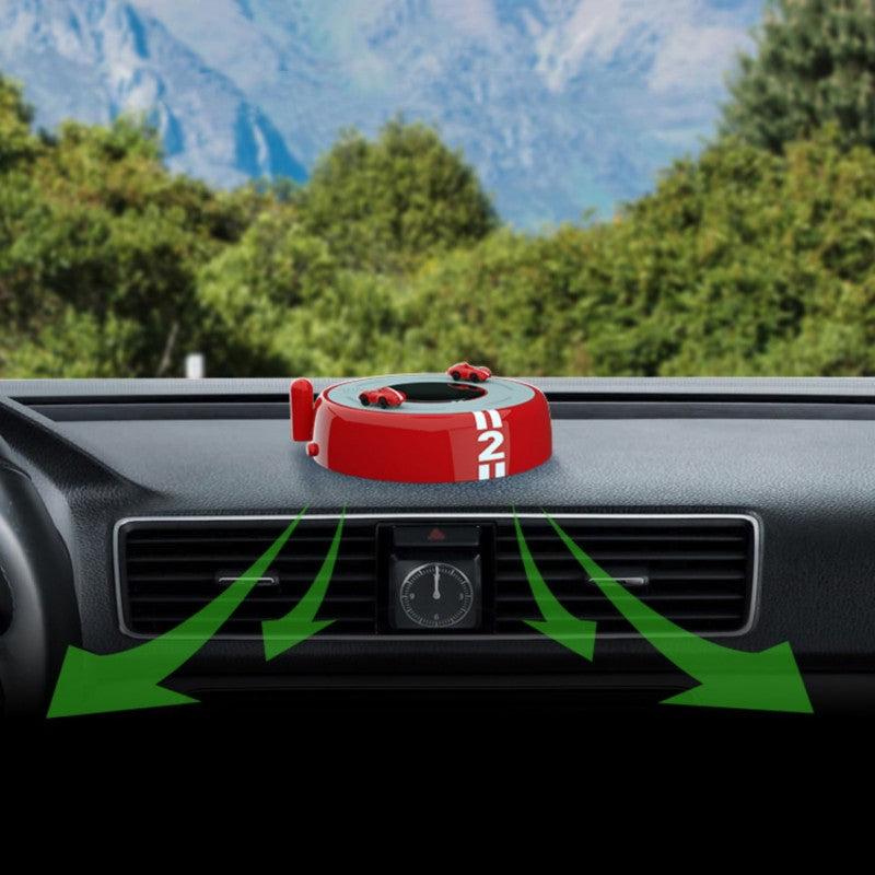 BowLift | Solar-Powered Rotating Mini Car Aromatherapy Ornament