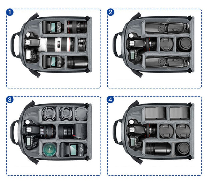 BowLift | Outdoor Convenient Dual Shoulder Camera Storage Backpack