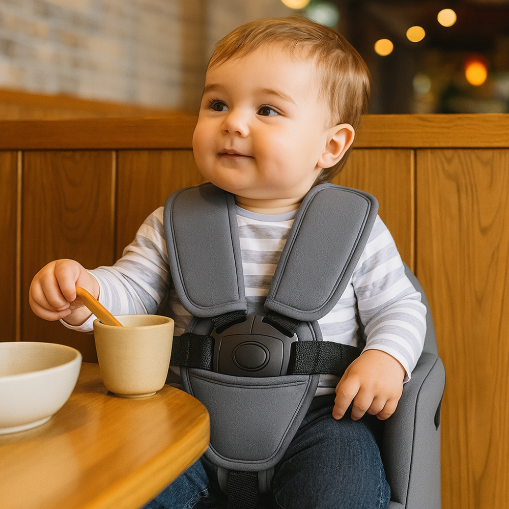 BowLift | Baby Car Seat Cushion Pad Soft Breathable Safety Support Harness