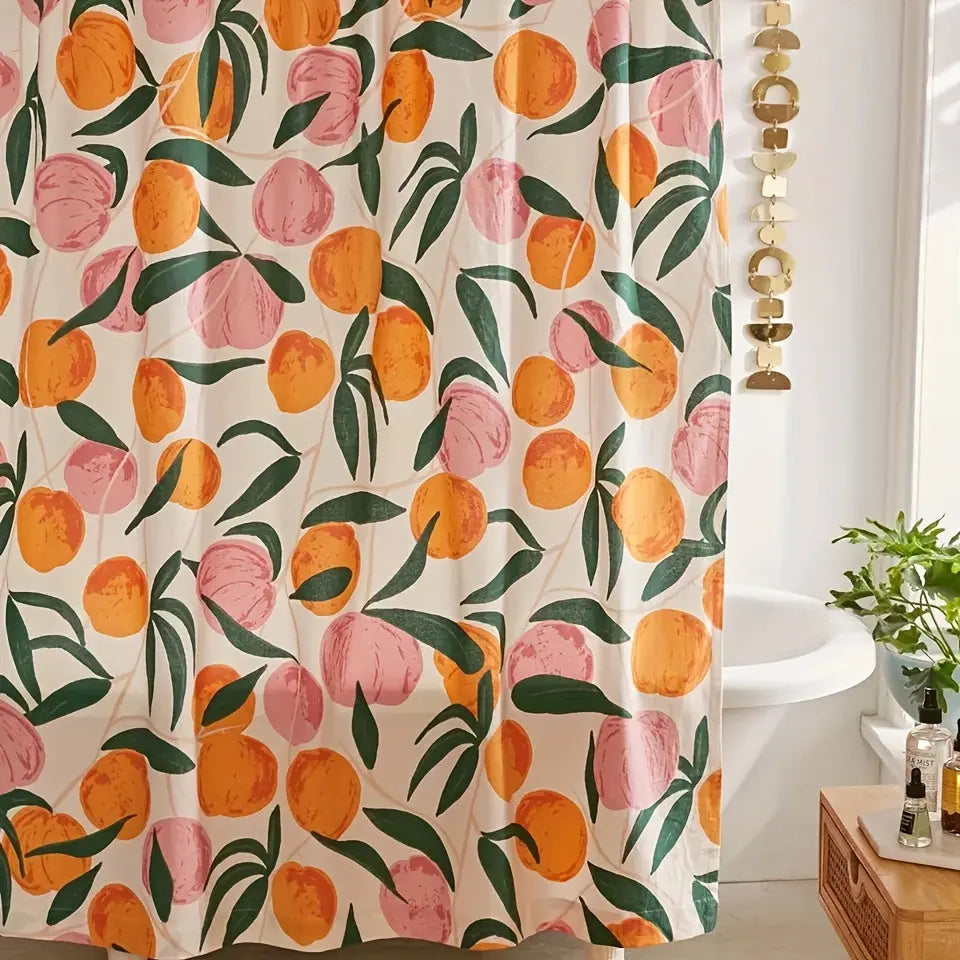 BowLift | Elegant Flower Shower Curtain – Fresh Bathroom Make-over